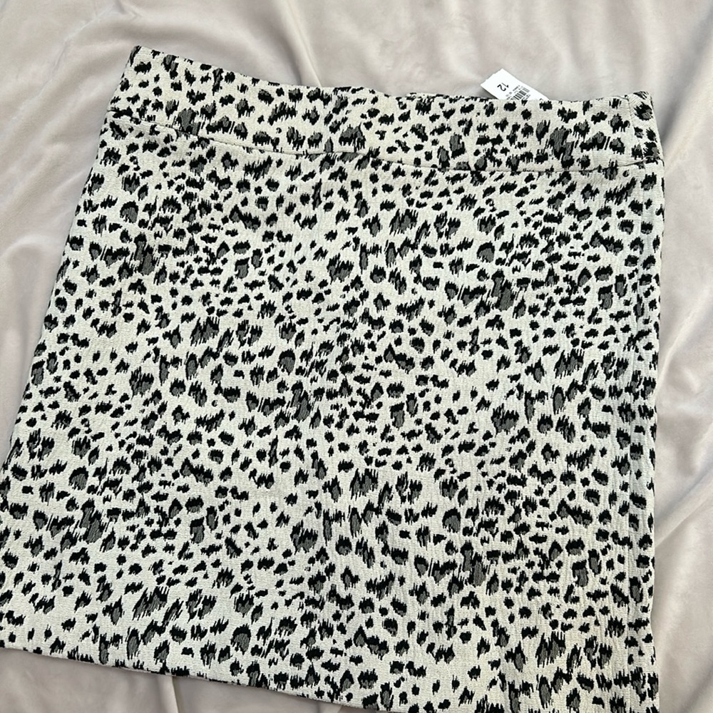 Loft printed skirt
